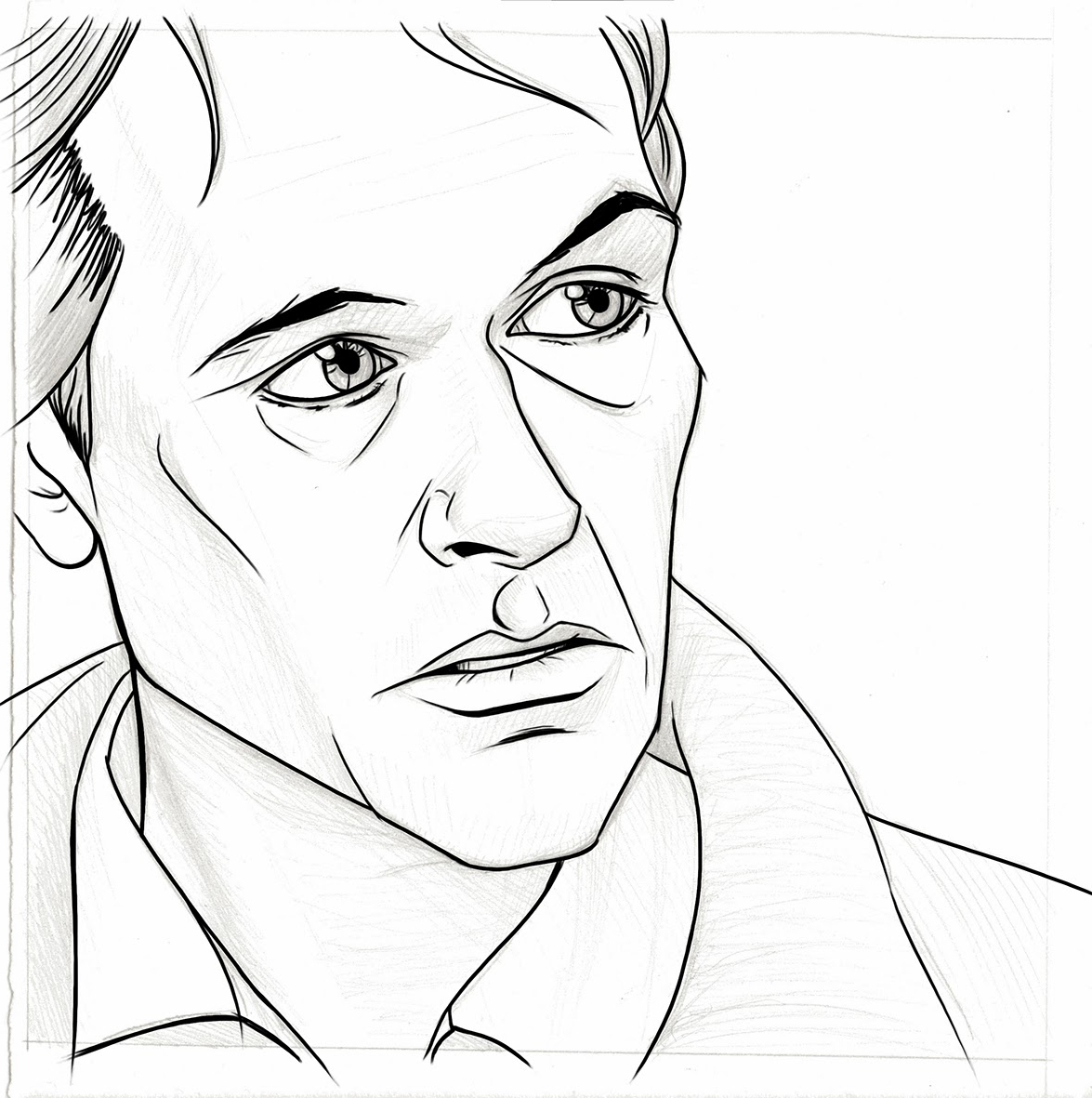 1175x1181 Joker Awesome And Simple Pencil Drawings