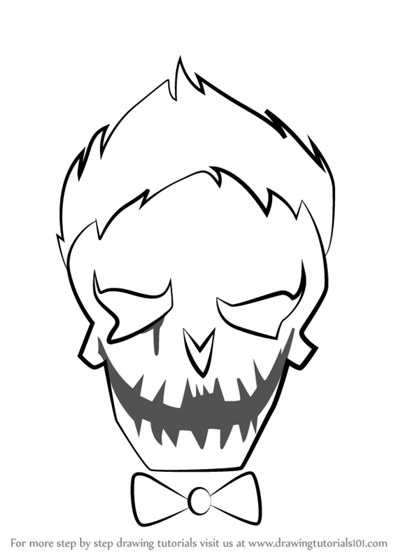 566x800 Pictures The Joker Drawing Steps,