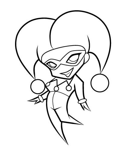 432x504 Chibi Joker harley Preview By Shiken