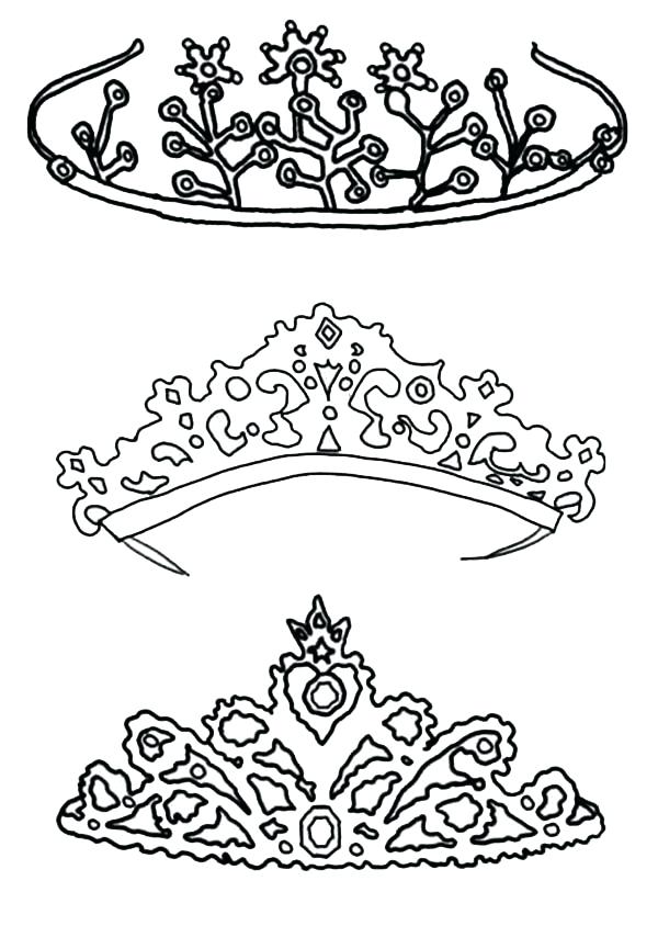 600x844 Crown Coloring Pages