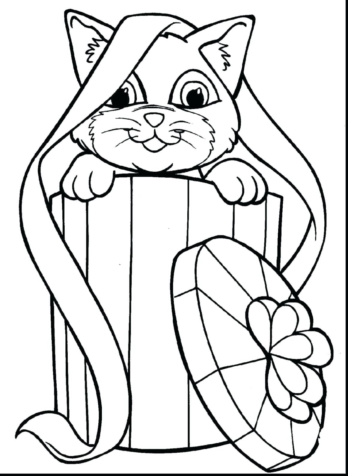 1161x1589 Coloring Kittens And Puppies Coloring Pages Cute Kitten Page