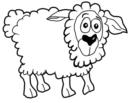 450x350 How To Draw Cartoon Sheep Lambs Farm Animals Step By Step