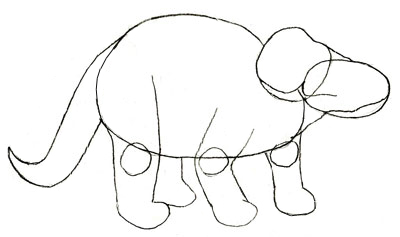 400x237 How To Draw A Dinosaur