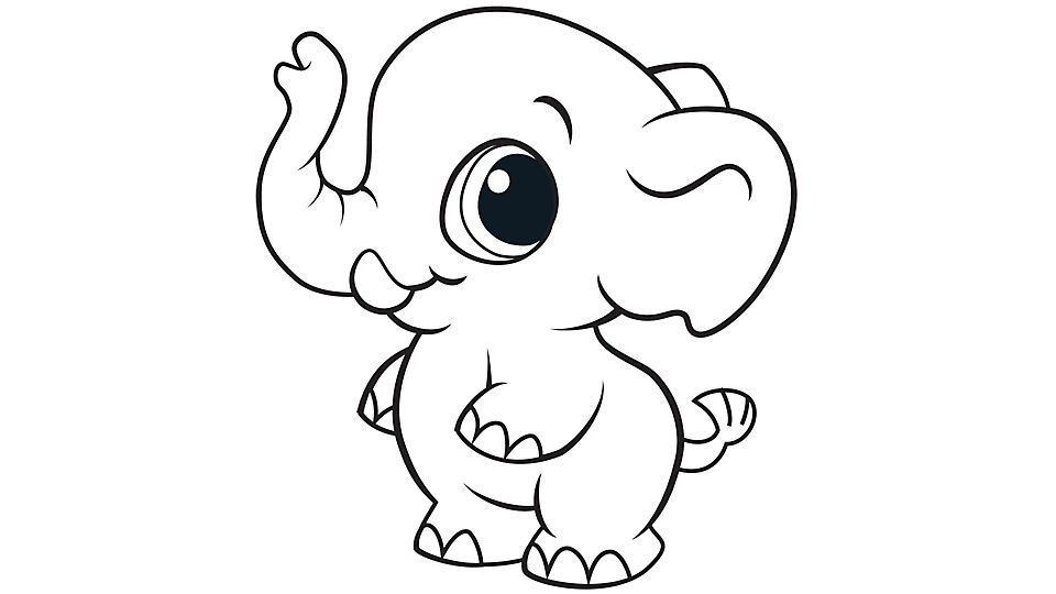 960x540 Astounding Elephant Coloring Pages 90 For Your Line Drawings