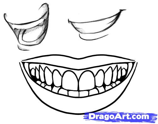 502x394 How To Draw A Smile Art Drawings, People Sketch
