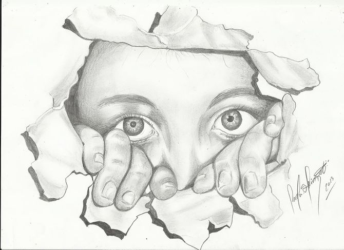 670x487 How To Draw A Boy 14 Steps (With Pictures)