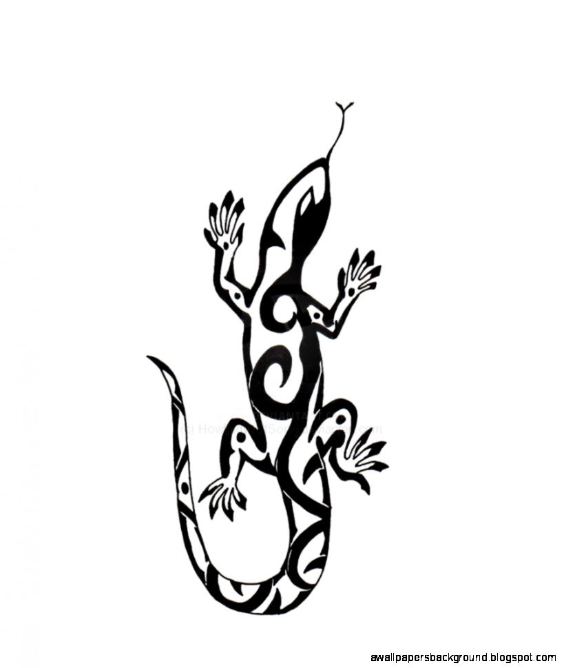 819x969 Simple Lizard Tattoo Wallpapers Background