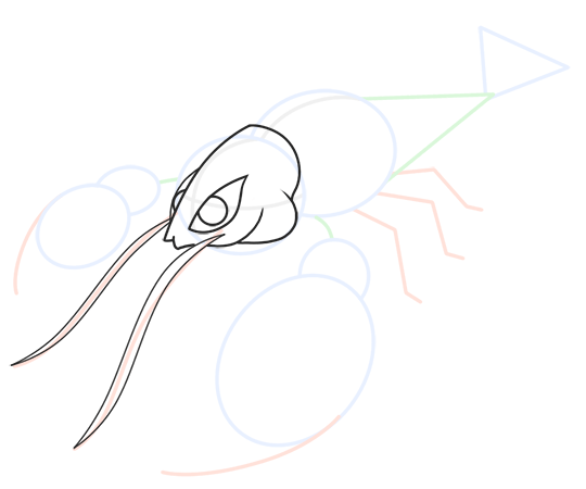 540x450 Cartoon Lobster Step By Step Drawing Lesson