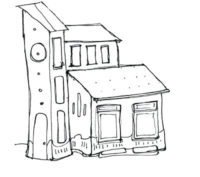 400x354 Small House Drawing Drinks Can Drawing Small House For Sale By