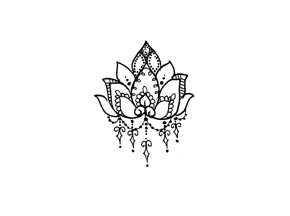 1000x744 Lotus Flower Henna Tattoo Designs