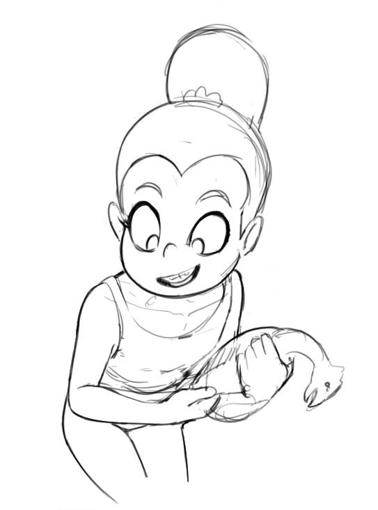 543x733 I'M A Simple Man, I See Cute Loud House Art,