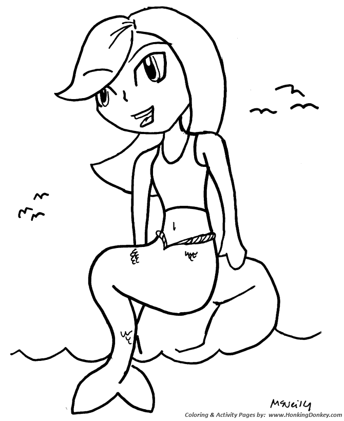 Simple Mermaid Drawing