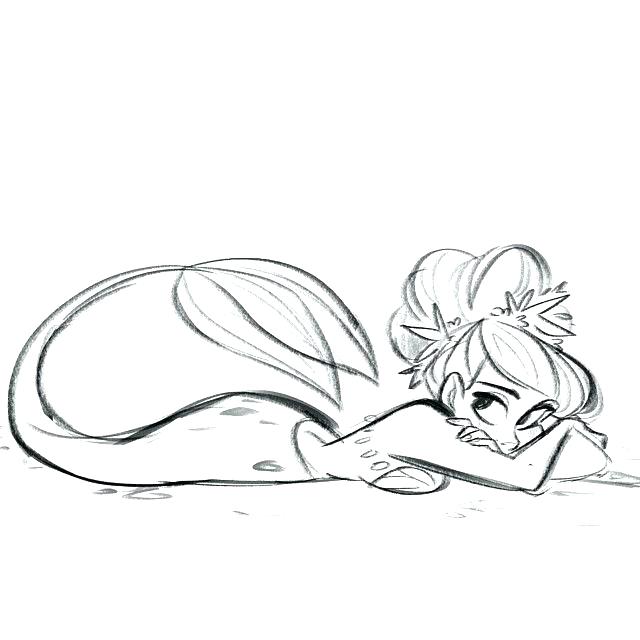 640x640 Mermaid Drawings How To Draw A Mermaid Step 4 Mermaid Coloring