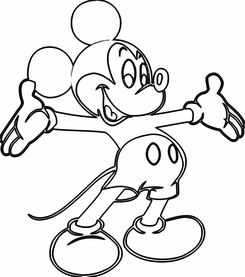 800x907 Free Online Printable Coloring Pages How To Draw Hd Videos Mickey