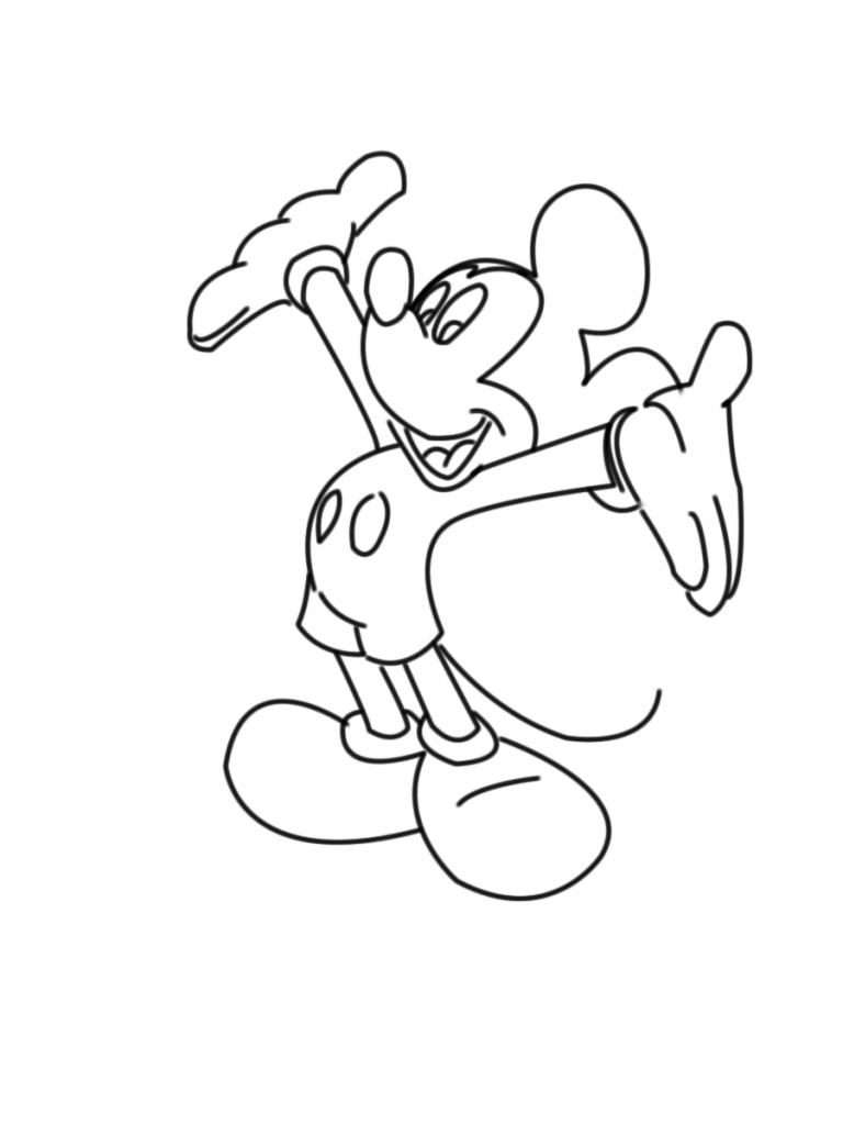  Simple  Mickey  Mouse Drawing  at GetDrawings com Free for 