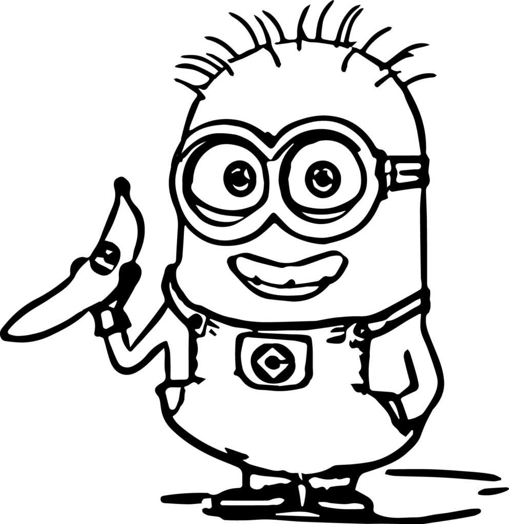 993x1024 Minions Coloring Pages Online Tags Minions Coloring Pages How