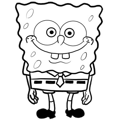 384x384 Step Finished Spongebob2 Draw Spongebob Squarepants With Easy Step