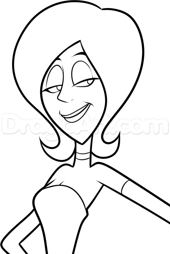 646x963 How To Draw Scarlet Overkill From Minions Step 7 Svg Files