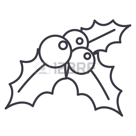 450x450 2,117 Mistletoe Vector Stock Illustrations, Cliparts And Royalty