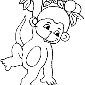300x300 Simple Monkey Drawing Coloring Simple Monkey Drawing Coloring.jpg