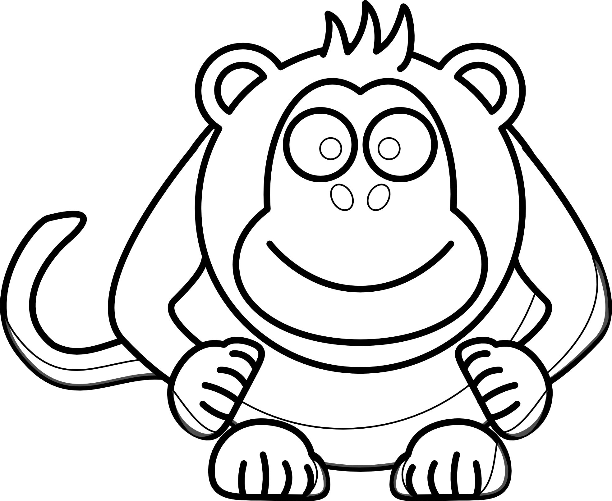 Monkey Face Drawing Easy - Monkey Island 2: Lechuck's Revenge (concept ...