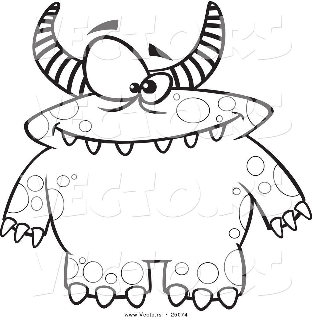 1024x1044 Simple Monster Coloring Pages Simple Colorings