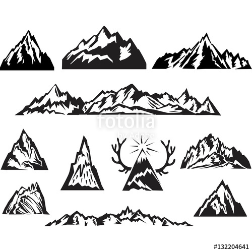 Simple Mountain Drawing at GetDrawings | Free download