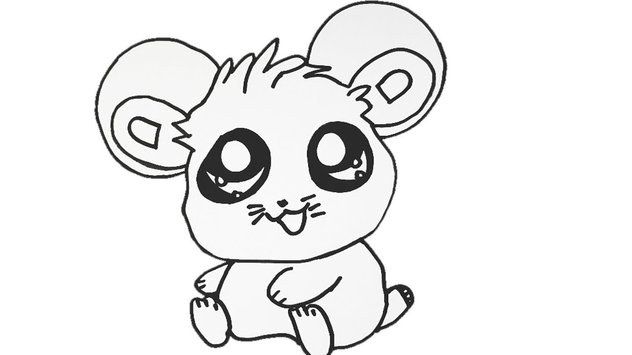 1280x720 How To Draw Cute Mouse Little Mouse Easy Draw Tutorial