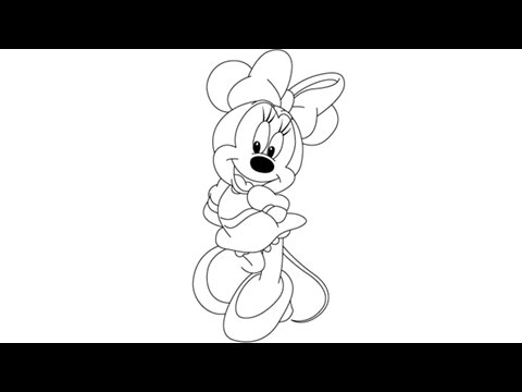 480x360 How To Draw Minnie Mouse