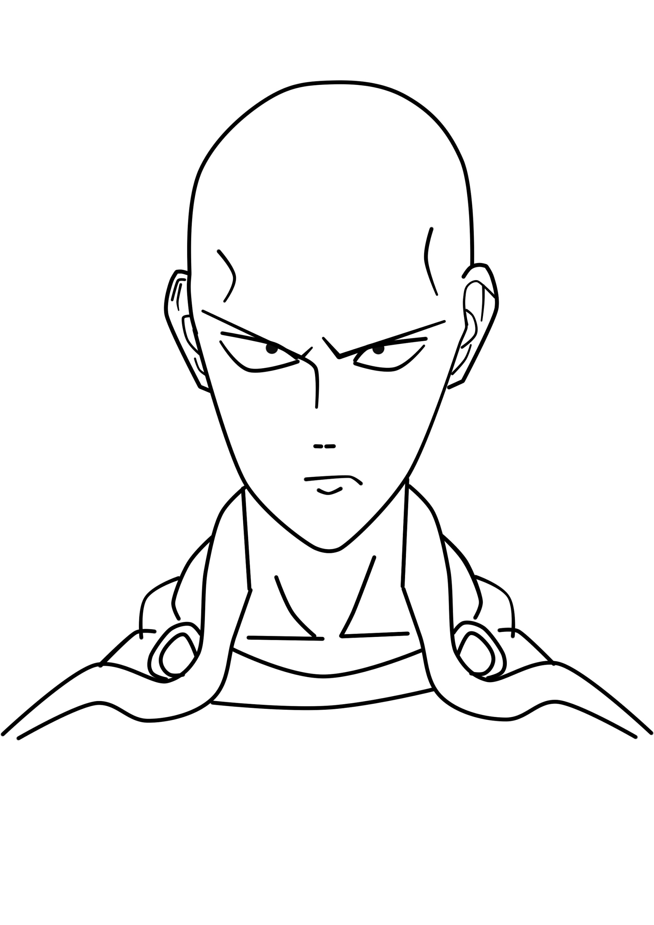 The best free Saitama drawing images. Download from 31 free drawings of ...