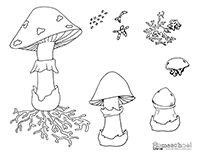 200x155 Mushroom Printables Amp Clipart
