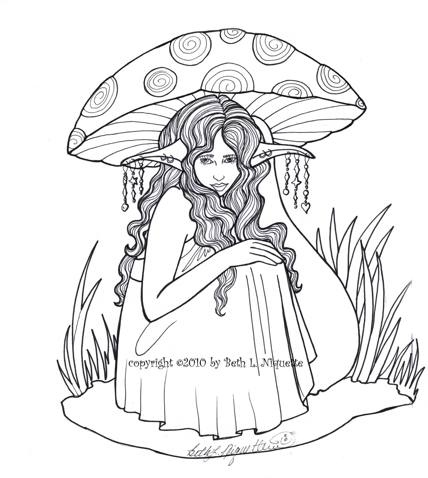 1432x1600 Beth's Artworx Beneath The Mushroom