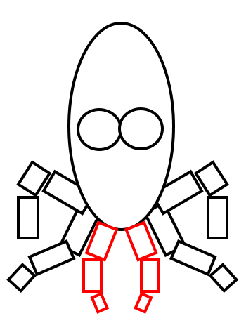 350x470 Drawing A Cartoon Octopus