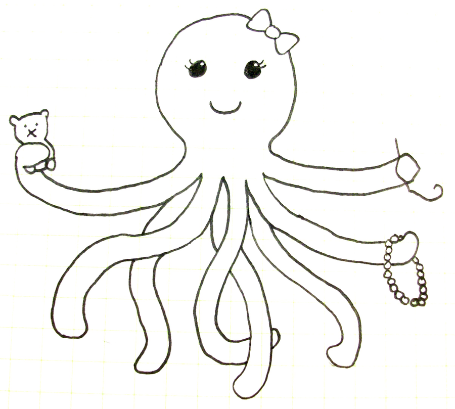 900x809 Pink Octopus Designs Logo Idea By Shrimpbisque