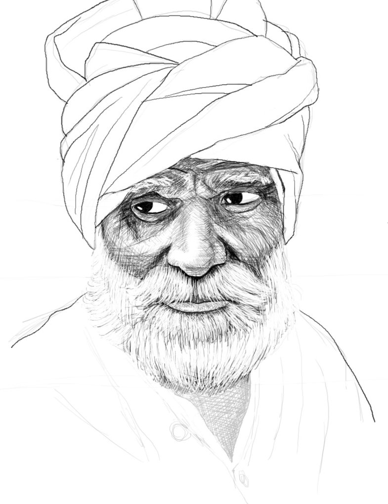 785x1018 Indian Old Man By Ricardo73