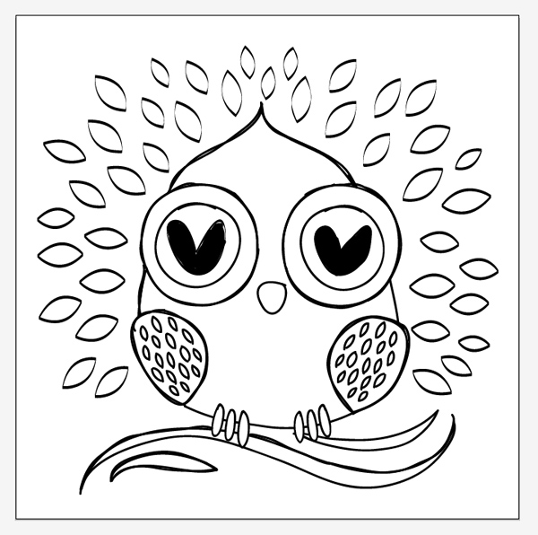 600x596 Simple Owl Drawings Clipart Best Kzzjkm Clipart