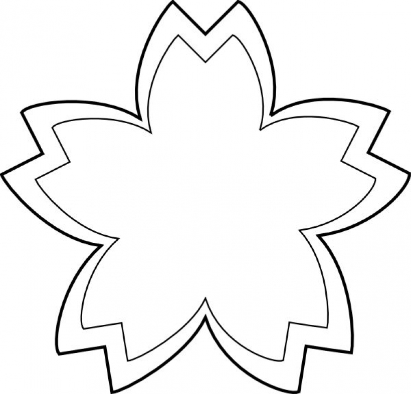 820x787 Flower Clip Art Outline Clipart Panda Free Clipart Images Png