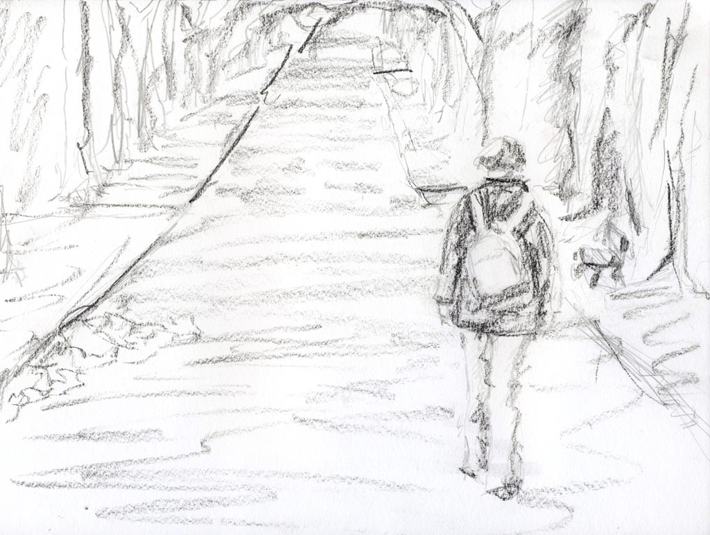 1024x772 Photos Alone Pencil Sketches,