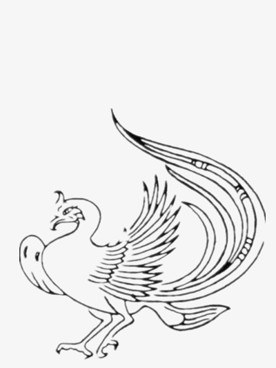 400x533 Phoenix, Black, Simple, Common Png Image For Free Download