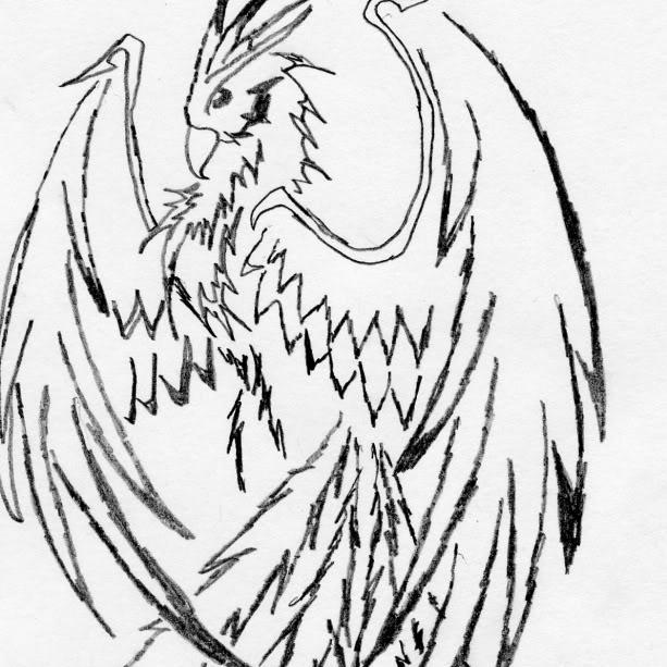613x613 Latest Phoenix Tattoo Designs