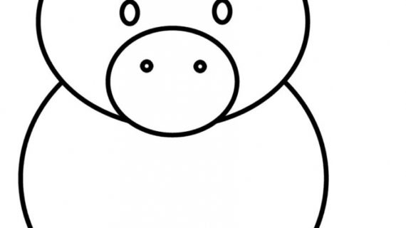 570x320 How To Draw A Pig Easy Pig Drawing