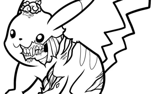 570x320 Pikachu Cartoon Drawing How To Draw Pikachu Gir, Step By Step