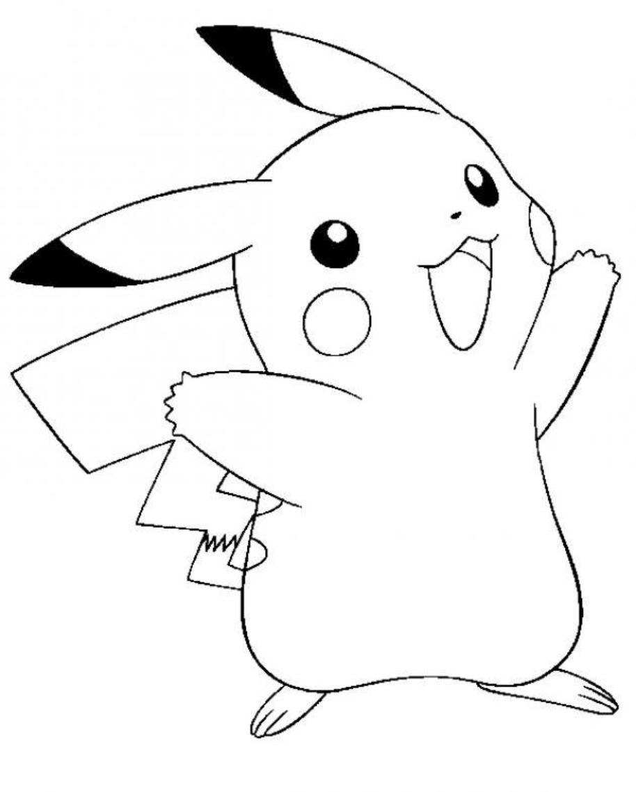 914x1138 Pikachu Coloring Pages On Pikachu Coloring Pages Ears With Hd