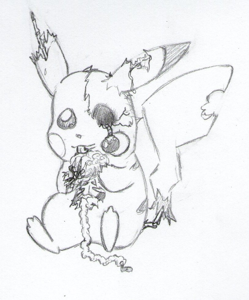 814x980 Zombie Pikachu By Lilpumpkinking