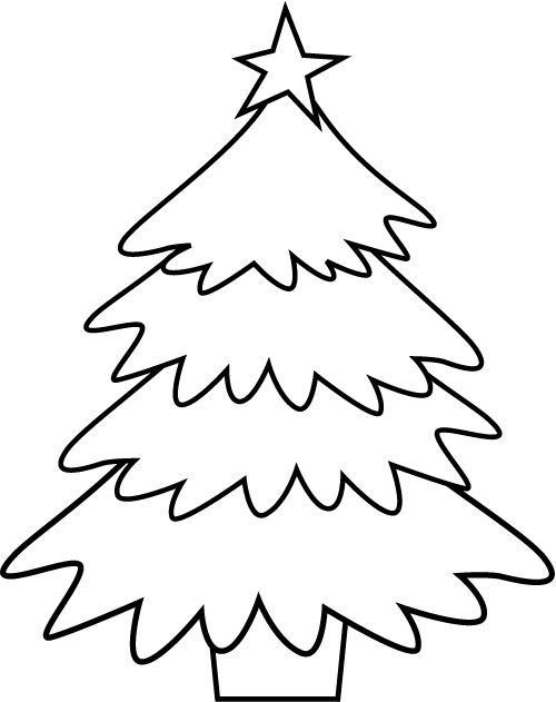 500x631 Christmas Tree Coloring Pages Christmas Tree Coloring Pages Is