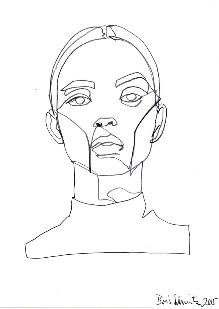 736x1040 Pictures Line Drawing Of Face,