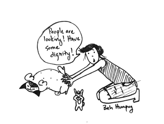 658x497 Pugs 3. Vector Illustration Of A Hand Drawn Funny Fashionable Pug