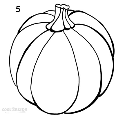 400x400 How To Draw A Pumpkin (Step By Step Pictures) Cool2bkids