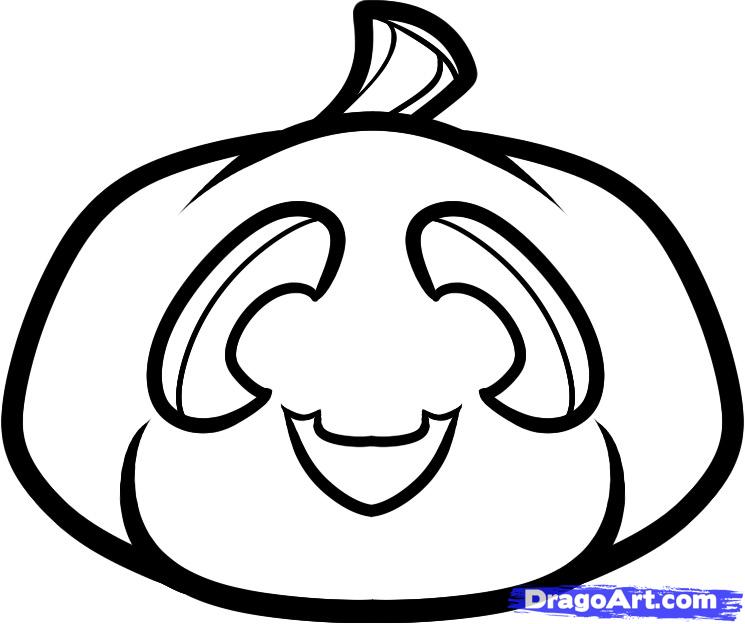 745x624 Pumpkin Vine Drawing Clipart Panda