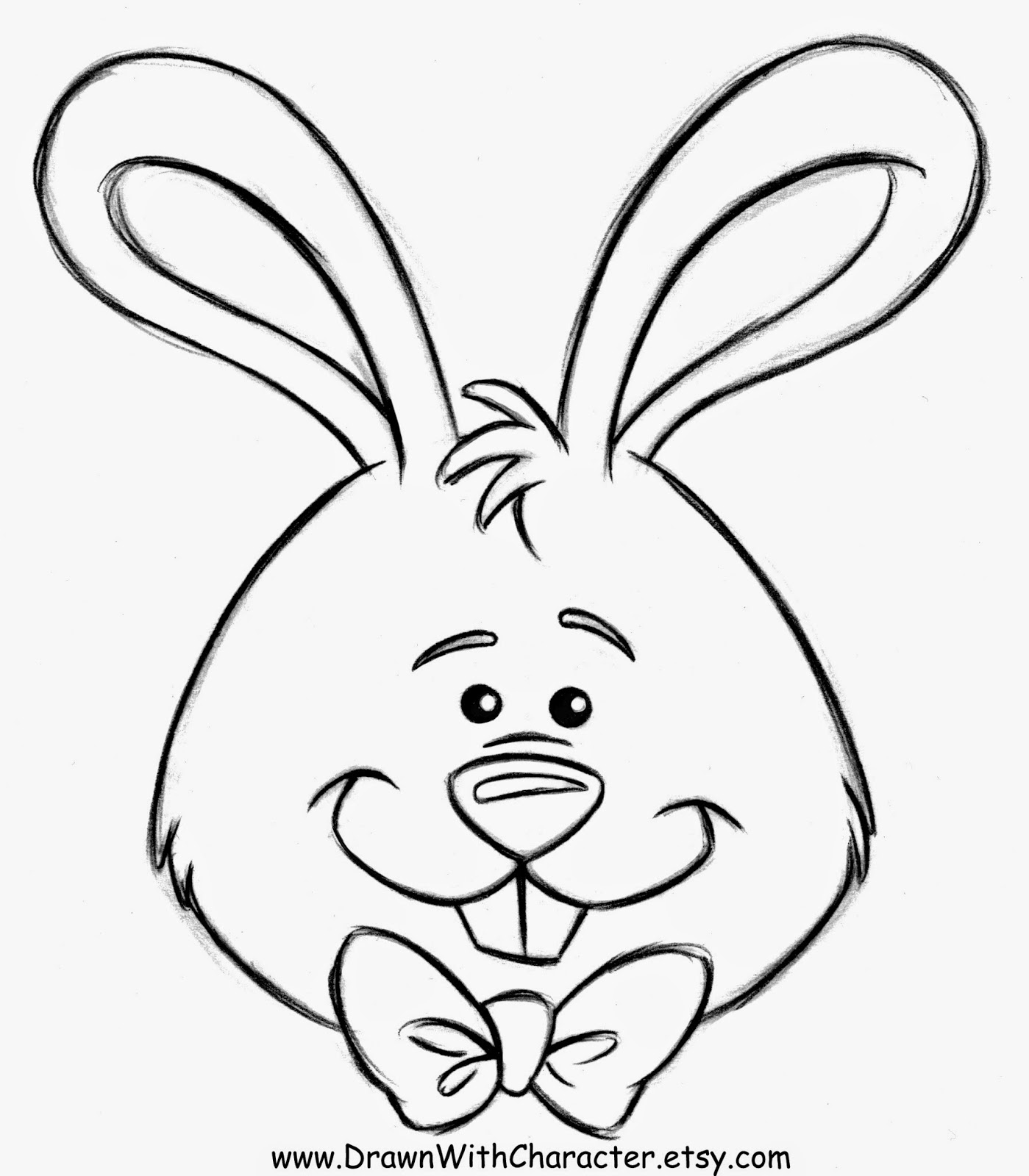 Simple Rabbit Drawing at GetDrawings | Free download